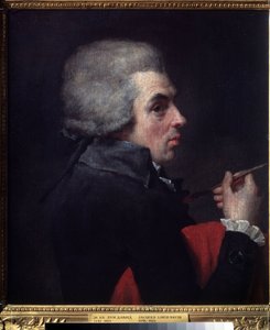 "Autoportret" (Autoportret) Obraz Jacques Louis David (1748-1825) ok. 1789 Muzeum Puszkina, Moskwa autorstwa Jacques Louis David