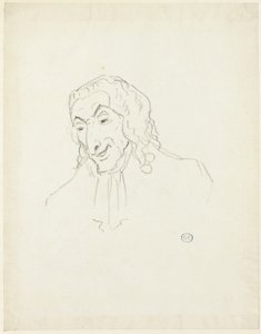 Popiersie mężczyzny z żabotem autorstwa Jacques Louis David