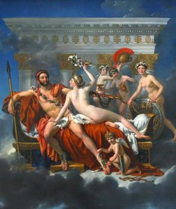 Francuski: Mars désarmé par Vénus Mars rozbrojony przez Wenus autorstwa Jacques Louis David