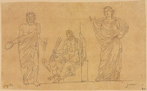 Bogowie i Bogini autorstwa Jacques Louis David