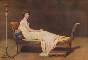 Madame Recamier, 1800, c1915. autorstwa Jacques Louis David