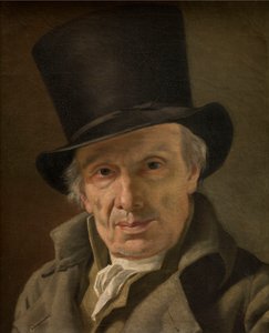 Mężczyzna w kapeluszu autorstwa Jacques Louis David