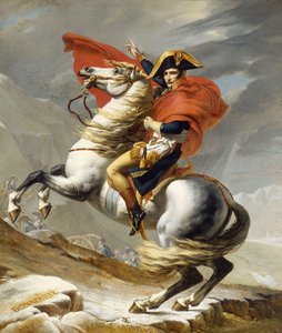 Napoleon przechodzący przez Alpy 20 maja 1800