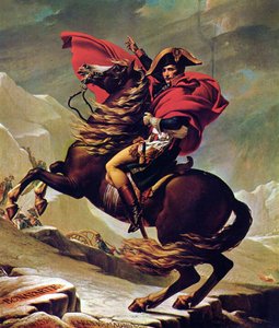 Napoleon Crossing the lps autorstwa Jacques Louis David