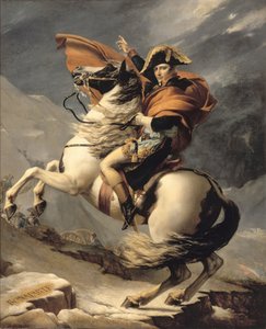 Napoleon Crossing the lps autorstwa Jacques Louis David