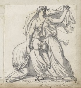 Niobe i jej córka autorstwa Jacques Louis David