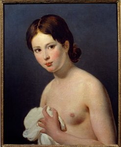 Portret młodej dziewczyny. Obraz Jacquesa Louisa Davida (1748-1825) autorstwa Jacques Louis David
