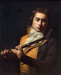 Portret kompozytora i flecisty François Devienne 1759-1803, ok. 1792. autorstwa Jacques Louis David