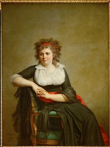 Robertine Tourteau, marszałkowa Orvilliers ... autorstwa Jacques Louis David