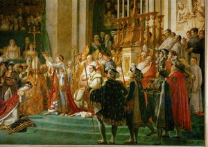 Koronacja Napoleona w Notre-Dame ... autorstwa Jacques Louis David