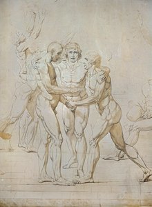 Szkic do przysięgi Jeu de Paume ... autorstwa Jacques Louis David