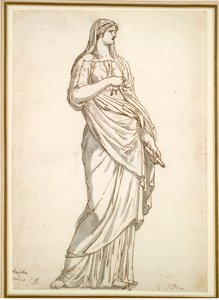 Studium posągu Sabiny z Willi Medici autorstwa Jacques Louis David