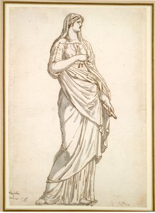 Studium posągu Sabiny z Willi Medici, ok. 1900 r. 1775-1780. autorstwa Jacques Louis David