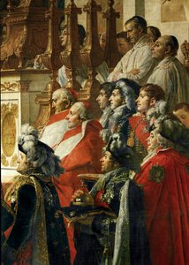 Koronacja cesarza Napoleona I Bonaparte ... autorstwa Jacques Louis David