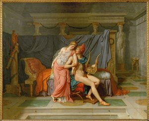 Miłość Paryża i Helen ... autorstwa Jacques Louis David