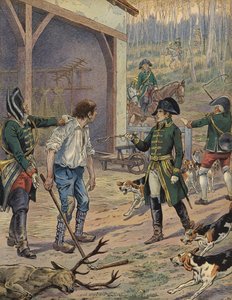 Polowanie na Napoleona autorstwa Jacques Marie Gaston Onfray de Breville (Job)