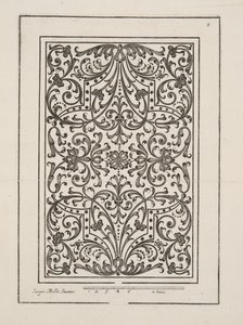 Projekt dla Parter, z Theater des Plans et Jardinages, wyd. 1652 (rycina)