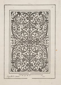 Projekt dla Parter, z Theater des Plans et Jardinages, wyd. 1652 (rycina)