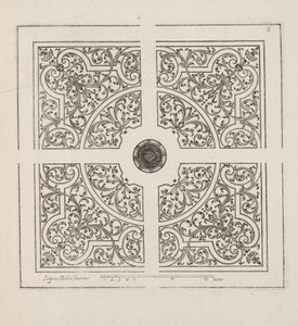 Projekt dla Parter, z Theater des Plans et Jardinages, wyd. 1652 (rycina)