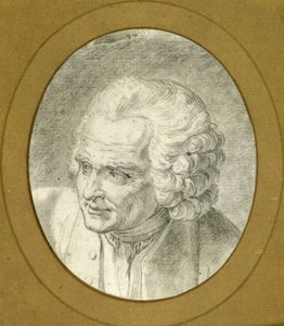 Portret Jean-Jacques Rousseau 1712-1778, 1775. autorstwa Jacques Philippe Caresme