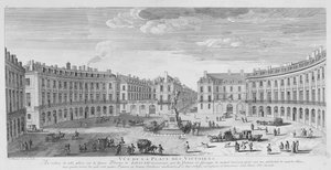 Place des Victoires, Paryż (rycina)