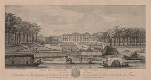 Zamek w Saint Ouen. autorstwa Jacques Rigaud