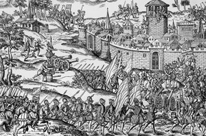 Zdobycie Montbrison przez Francois de Beaumont, barona Adrets