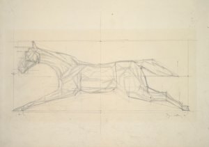 Jockey Series, nr 2 (koń widziany z boku)