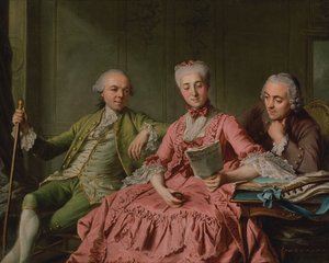 Domniemany portret księcia de Choiseul i dwóch towarzyszy autorstwa Jacques Wilbaut