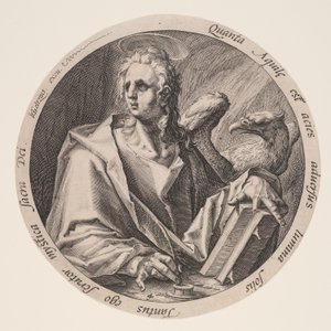 Jan, z Ewangelistów autorstwa Jacques de Gheyn II