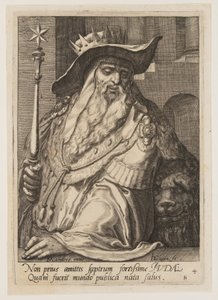 Juda, z Dwunastu synów Jakuba autorstwa Jacques de Gheyn II