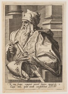 Levi, z Dwunastu synów Jakuba autorstwa Jacques de Gheyn II