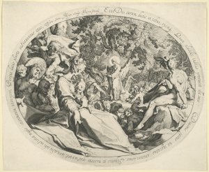 Cud pięciu chlebów autorstwa Jacques de Gheyn II
