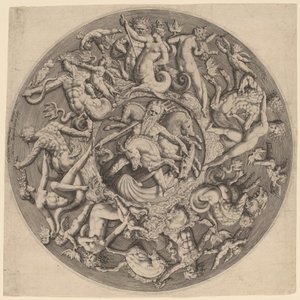 Królestwo Neptuna autorstwa Jacques de Gheyn II after Willem Danielsz van Tetrode