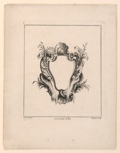 Szyld, z "Recueil Nouveau de Differens Cartouche"