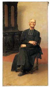 Portret starego księdza autorstwa Jacques de Lalaing