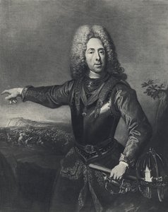Książę Eugeniusz Sabaudii (lito) autorstwa Jacques or Jakobus van (after) Schuppen