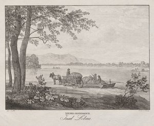 Dolna Austria, Wyspa Lobau autorstwa Jakob Alt