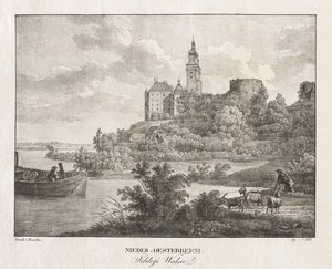 Dolna Austria, Zamek Walseel. autorstwa Jakob Alt