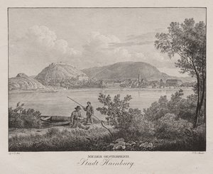 Nieder-Oesterreich, Stadt Hainburg autorstwa Jakob Alt