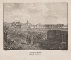 Dolna Austria, miasto Krems autorstwa Jakob Alt
