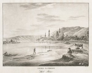 Dolna Austria, miasto Stein autorstwa Jakob Alt