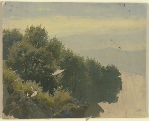 Las liściasty autorstwa Jakob Becker