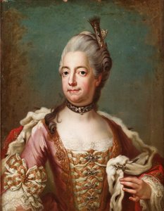 Louisa Ulrika z Prus 1720-1782 autorstwa Jakob Björk