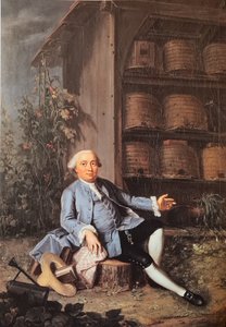 Niemcy: Portret Vincenza Frischinga (1727-1790), członka Wielkiej Rady, właściciela ziemskiego w Uttigen.