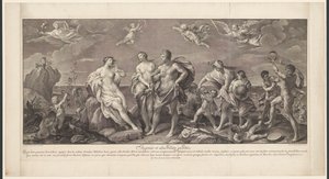 Bachus i Ariadna autorstwa Jakob Frey (I)