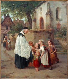proboszcz autorstwa Jakob Fürchtegott Dielmann