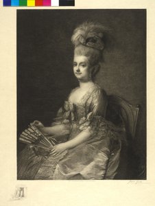 Arcyksiężna Austrii Maria Krystyna (akwaforta) autorstwa Jakob Groh
