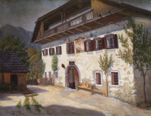 Der Gasthof Pettar w St. Agatha autorstwa Jakob Koganowsky
