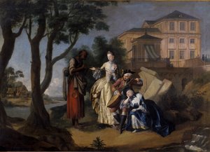 Cygan wróżby, 1762 autorstwa Jakob Michel